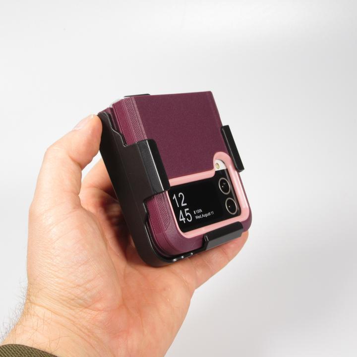 Produktbild PhoneLook Hülle Optimum-protect verstärktes Silikon mit Gürtelhalterung t (Samsung Galaxy Z Flip4)