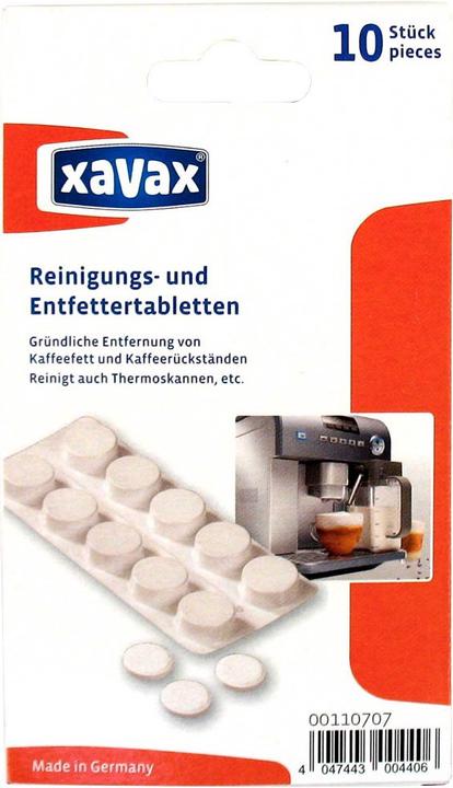 Actual product image Xavax cleaning tablets