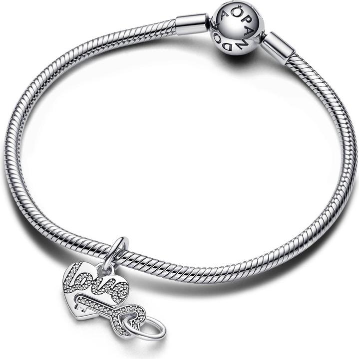 Immagine prodotto Pandora Ciondolo con cuore e chiave divisibili (Argento 925)