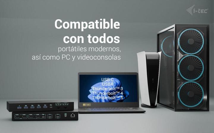 Produktbild i-tec USB-C KVM DS for 3 Hosts, USB-C (USB-C)