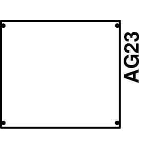 Thumbnail - Striebel & John, Verteilerschrank Zubehör, STR 2B00A Verteilerfeld BH00 450x500mm mit BerÃ¼hrungsschutz