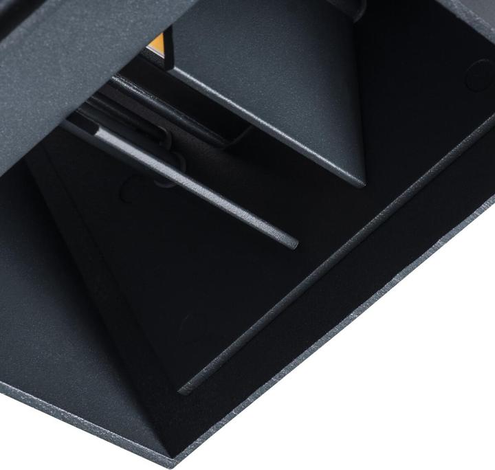 Produktbild Kanlux LED REKA 28991 Fassadenleuchte 7W Neutralweiss 4000K grau (380 lm)