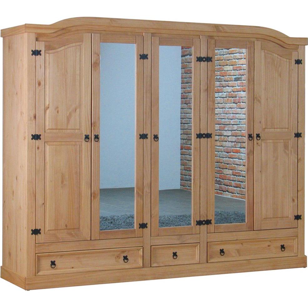 Ebuy24, Kleiderschrank, Kleiderschrank New Mexico (193 x 243 x 57 cm)