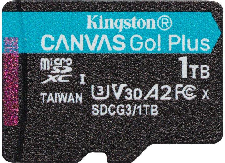 Immagine prodotto Kingston Canvas Go Plus (1000 GB, microSDXC, U3, UHS-I)