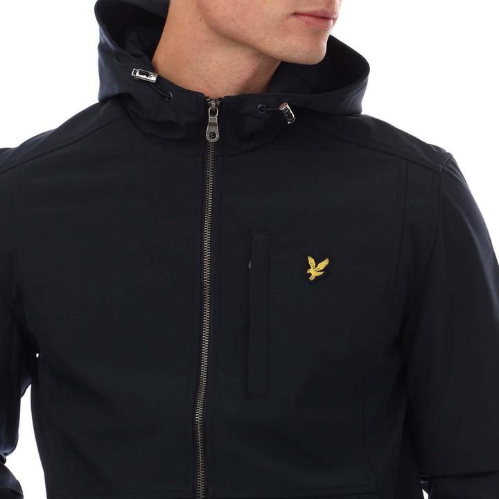 Actual product image Lyle and Scott Mens Fleece Lined Soft Shell Jacket (M)