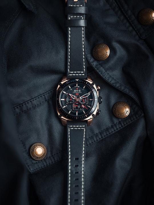 Actual product image AVI-8 AV-4100-06 (Chronograph)