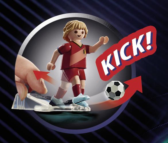Actual product image Playmobil Sports & Action Footballer Belgium - 71128 (71128)