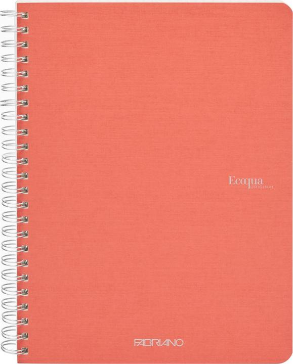 Fabriano Heft EcoQua spiralgebunden kariert Flamingo