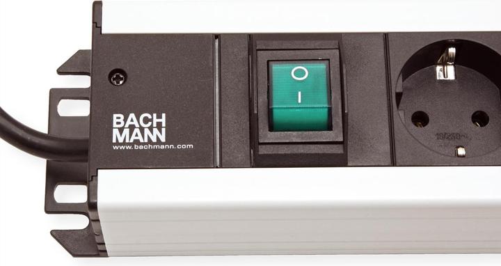 Actual product image Bachmann HANDWERKER power strip, 9-way, with switch (9 x, CEE 7/3, 2 m)