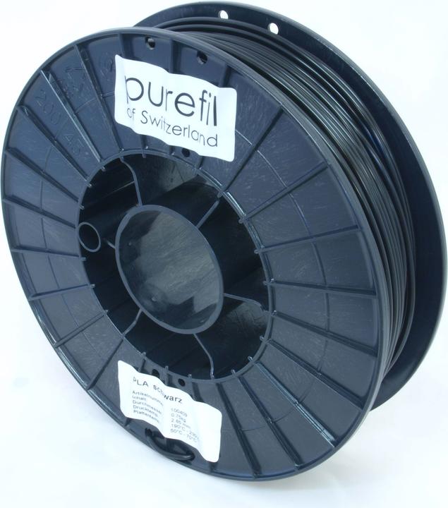 Actual product image Purefil Filament (PLA-R, 1.75 mm, 750 g, Black)