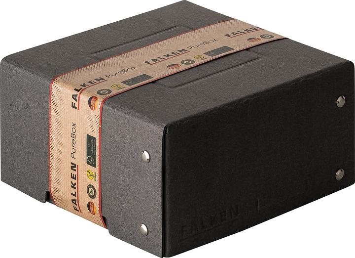 Produktbild Falken PURE Box Black 150x150 mm 85 mm Füllhöhe schwarz (150 x 150 mm)