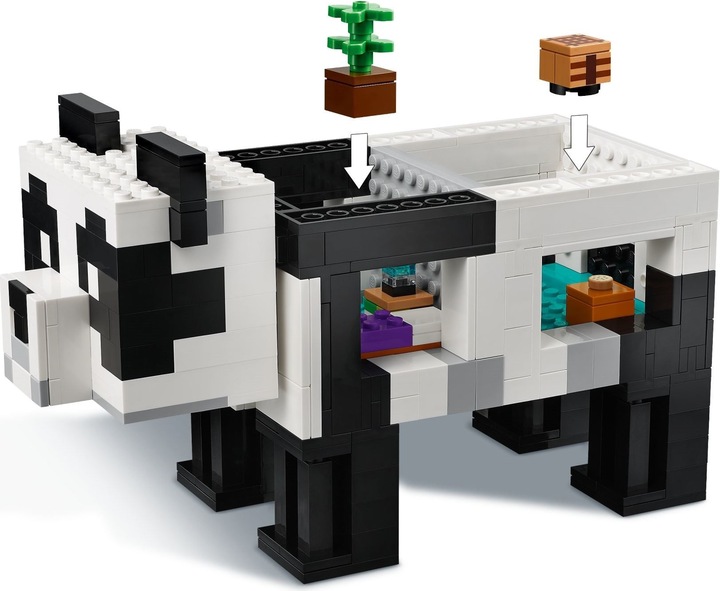 Image du produit LEGO La maison des pandas (21245, LEGO Minecraft)
