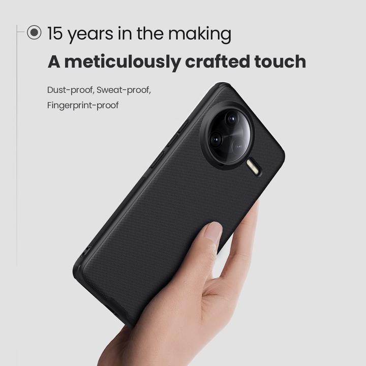 Actual product image Xiaomi Back panel cover - Nillkin Super Frosted PRO Back Cover for Poco F7 Ultra Black (Xiaomi Poco F7 Ultra)
