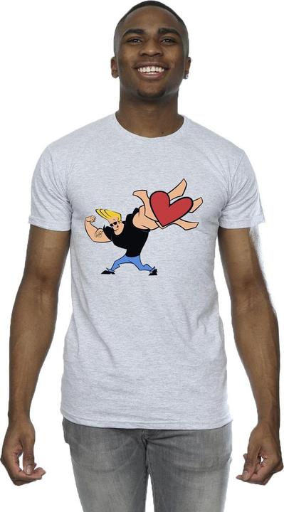 Produktbild Johnny Bravo Heart Present TShirt (5XL)