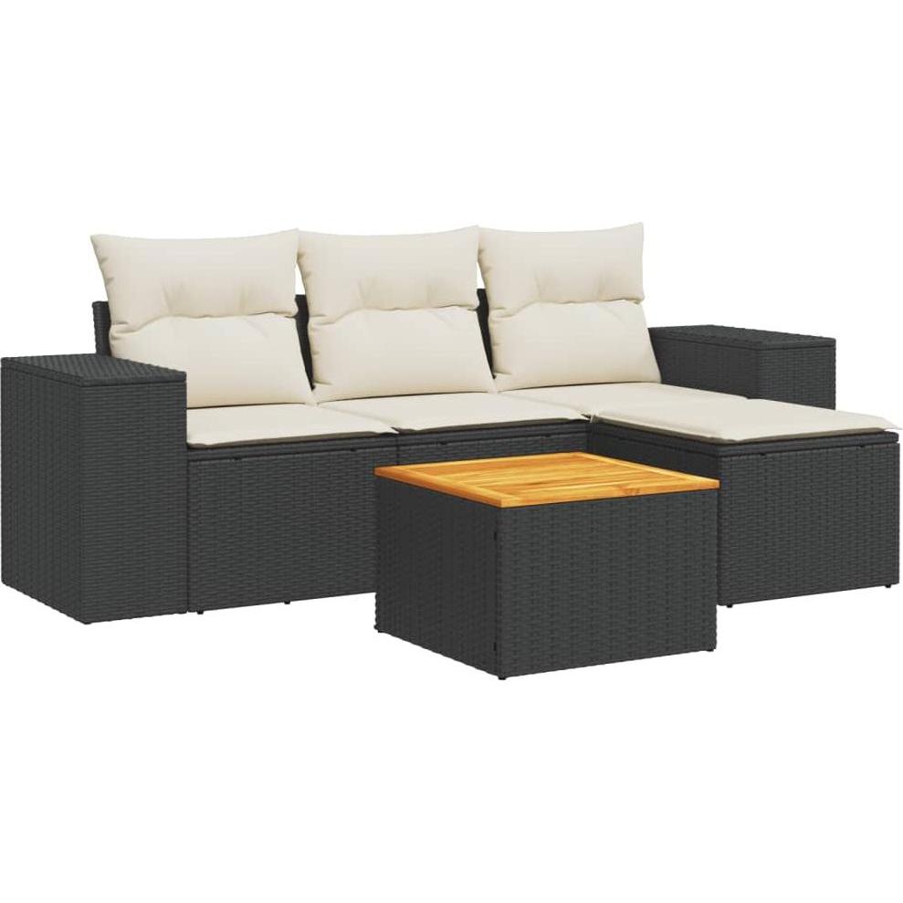 VidaXL, Gartenlounge, 10-tlg. Garten-Lounge-Set mit Kissen