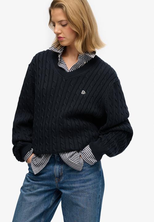 Produktbild Superdry Oversized Damen-Crewneck-Pullover (XS)