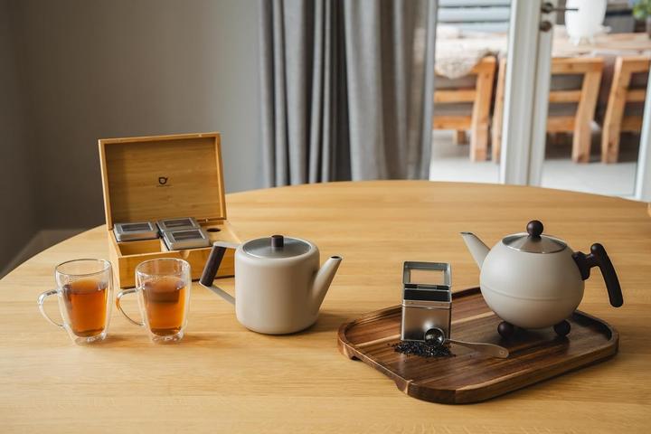 Actual product image Bredemeijer Teapot Design Boston 1.1l beige brown 111018 (1.10 l)