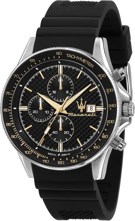 Maserati Limited Edition Chronograph with Analog Display and Sapphire Crystal (Chronograph, 44 mm)