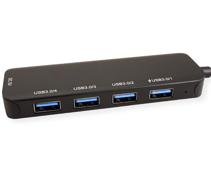 Image du produit Value Hub USB 3.2 Gen 1, 4x, câble de connexion de type C (USB-C, 4 ports)
