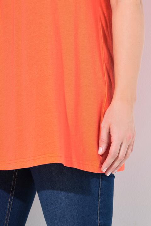 Produktbild Ulla Popken T-Shirt, Zierfalten, A-Linie, Rundhals, Halbarm, Modal (42, 44)