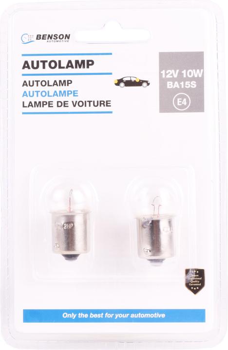 Image du produit Benson Ampoule auto ampoule feu stop 12V 10W 2 pcs