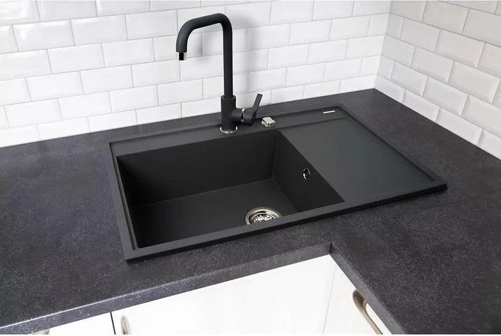 Image du produit Pyramis CAMEA (79x50) 1B 1D L Évier en granit 070058501 Carbone (50 cm, 79 cm)