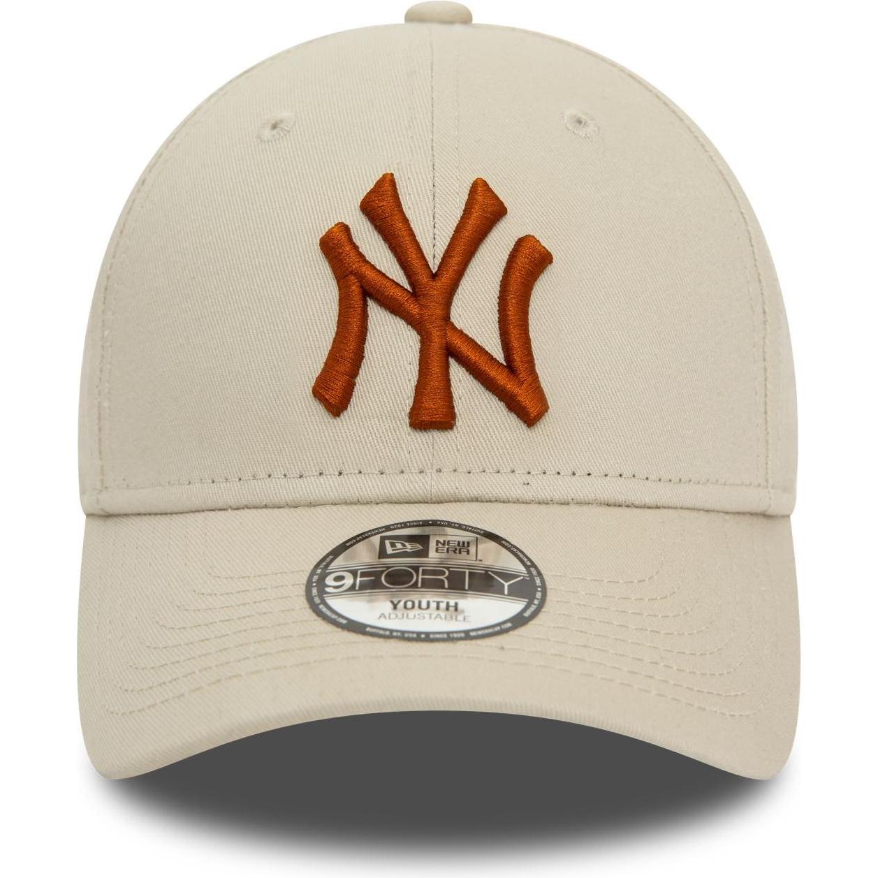 Thumbnail - New Era, Jungen, Cap, 9Forty Kinder Cap - New York Yankees stone - Child, Beige, (53, 52 C, 54 C)