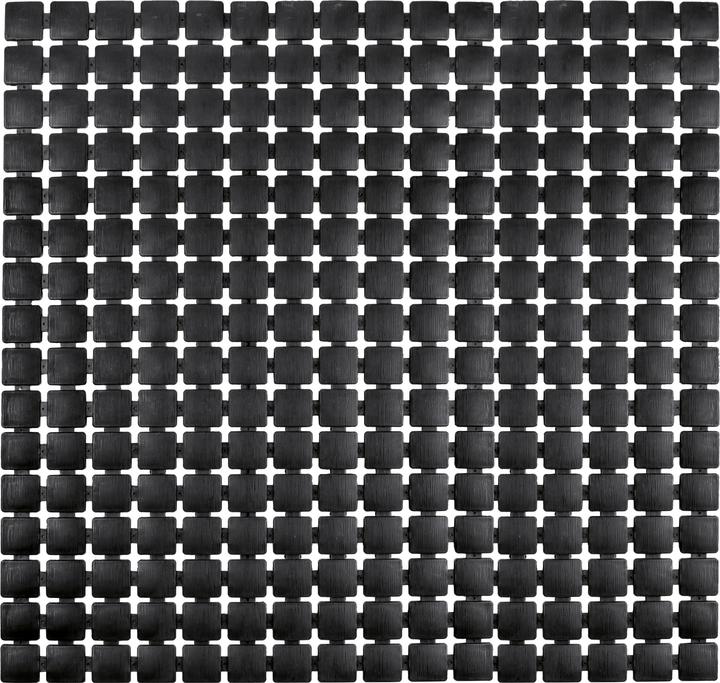 Kleine Wolke Badewanneneinlage Gatty 54 x 54 cm, Schwarz (54 x 54 cm)