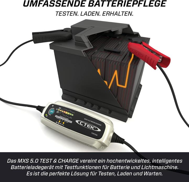 Produktbild Ctek MXS 5.0 Test Charge (12V, 5 A)