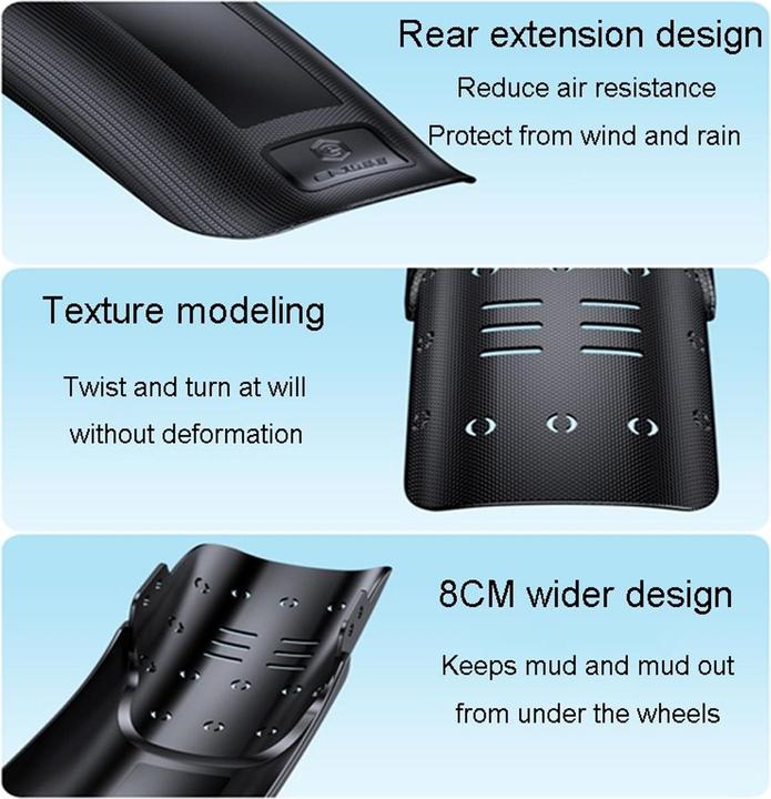 Produktbild König Design Fahrrad Schutzblech Mountainbike Schutz 24 26 27,5 28 29 Zoll Vorne oder Hinten (Schutzblech Set)