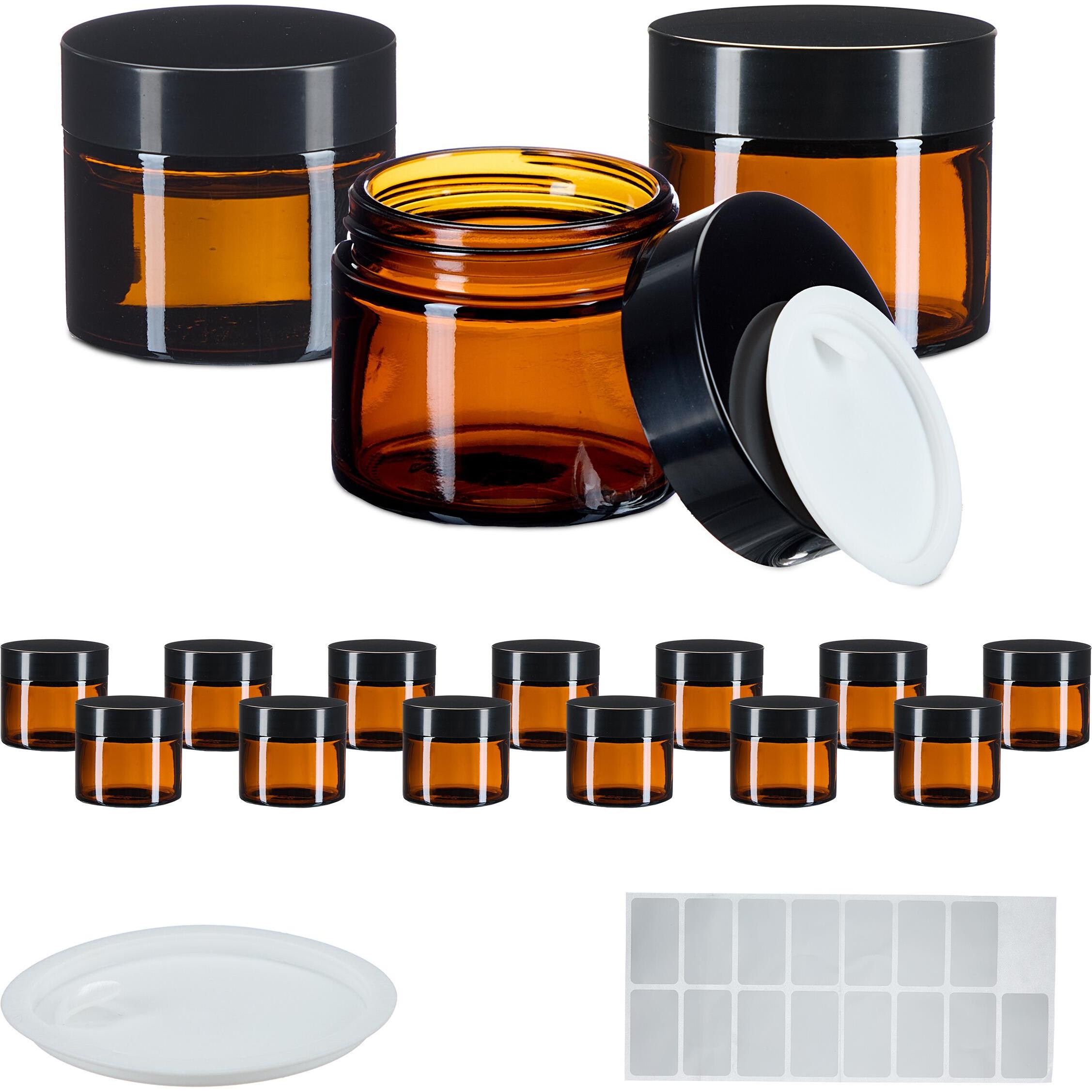 Relaxdays, Accessori make-up, Salbentiegel-Set