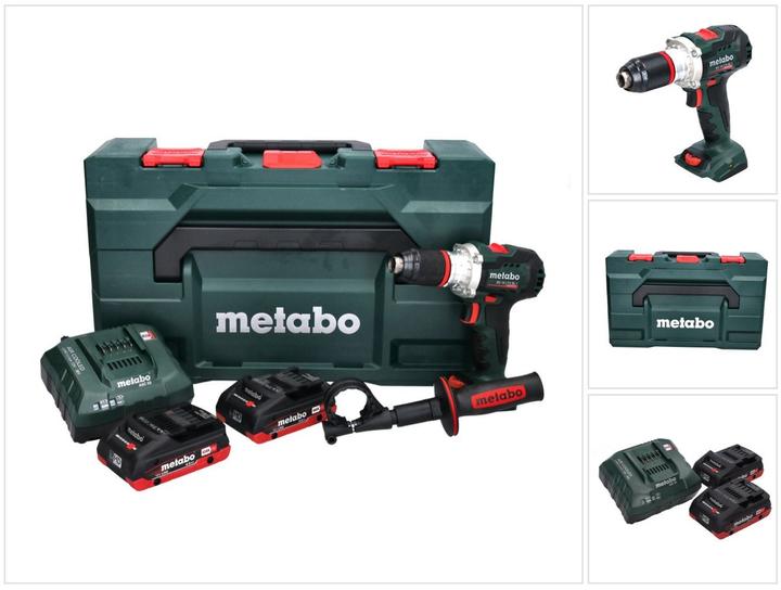 Actual product image Metabo BS 18 LTX BL I cordless drill driver 18 V 130 Nm + 2x battery 4.0 Ah + charger + metaBOX (Rechargeable battery operated)