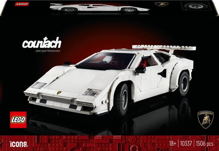 Image du produit LEGO Lamborghini Countach 5000 Quattrovalvole (10337, LEGO Icons, LEGO difficiles à trouver)