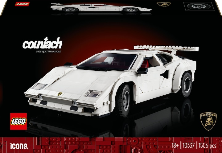 Image du produit LEGO Lamborghini Countach 5000 Quattrovalvole (10337, LEGO Icons, LEGO difficiles à trouver)