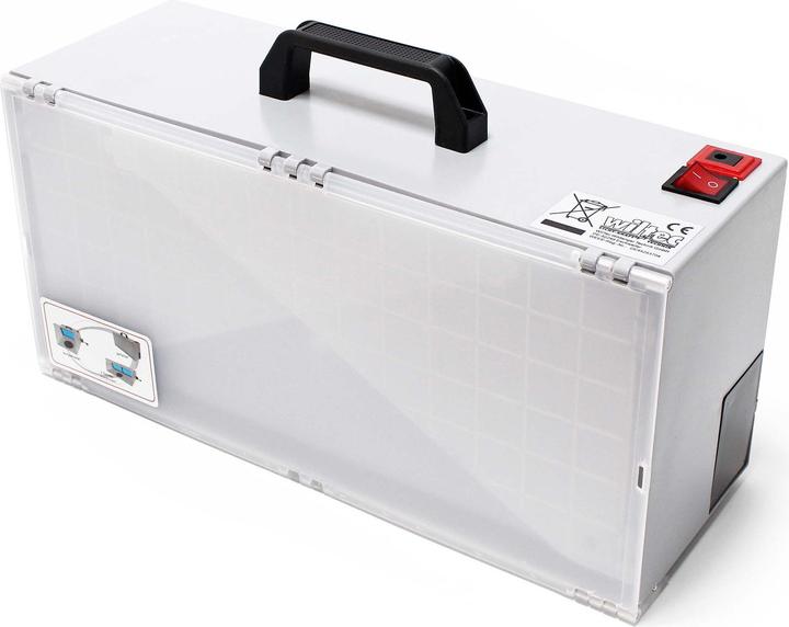 Produktbild Wiltec Airbrush Absauganlage 3m³/min 52dB Absaugung Farbe Farbnebel erweiterbar