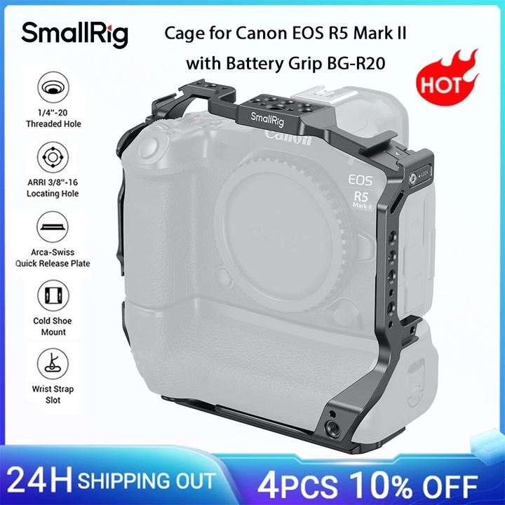 Produktbild SmallRig 5623 Cage for Canon EOS R5 Mark II with Battery Grip BG-R20 (Cage)