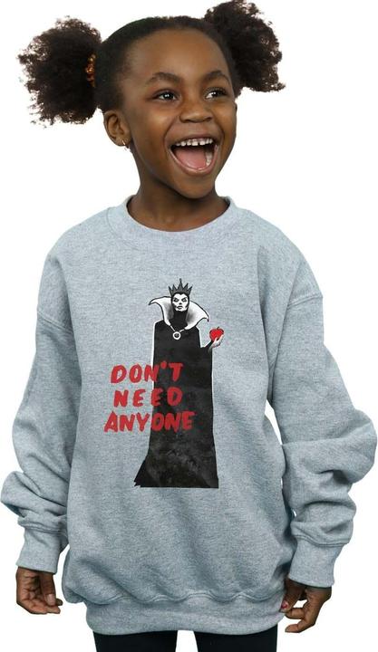 Actual product image Disney Girls Villains Don't Need Anyone Sweatshirt (104)