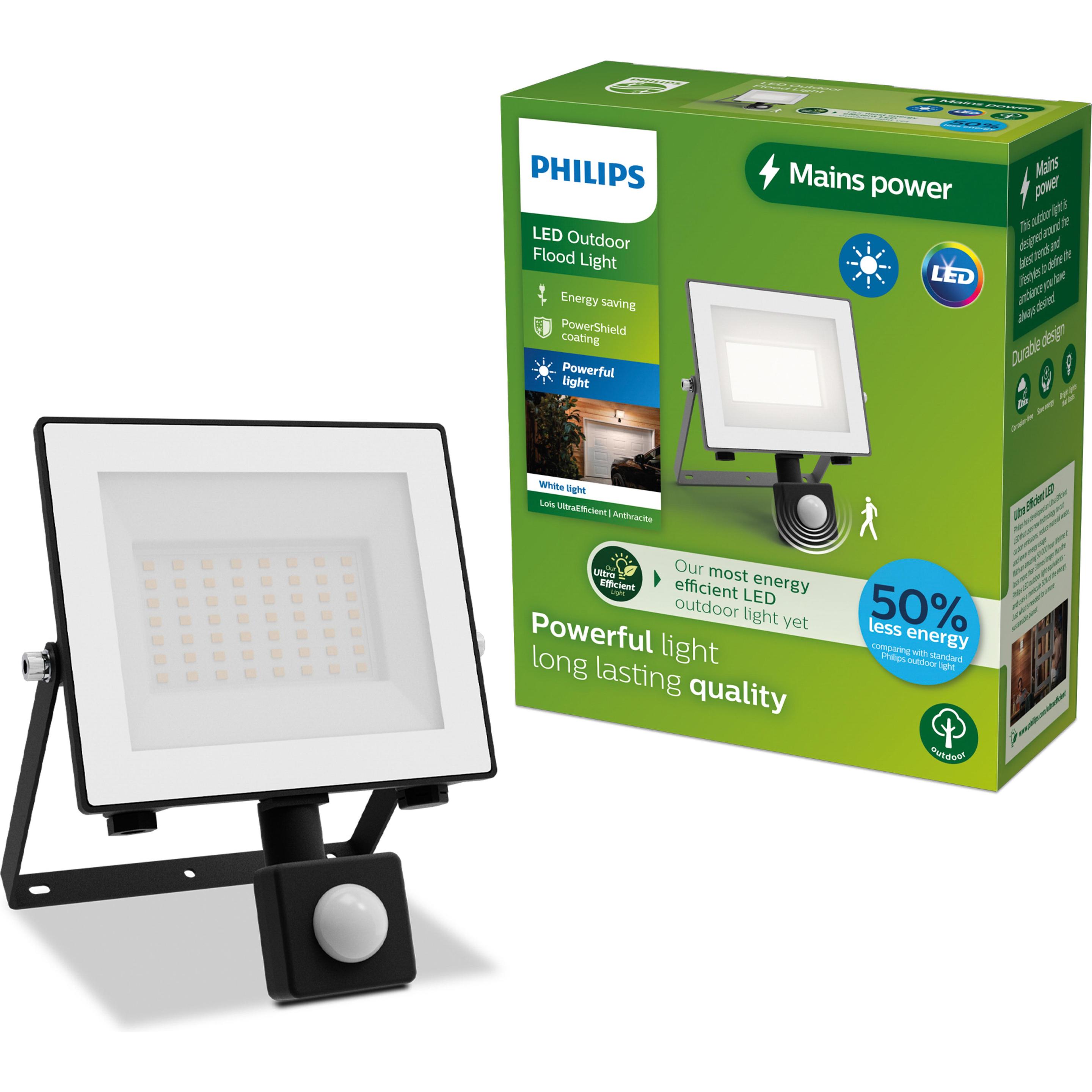 Philips, Fassadenbeleuchtung, Outdoor Ultra-Efficient Flutlicht Lois (2600 lm, IP65)