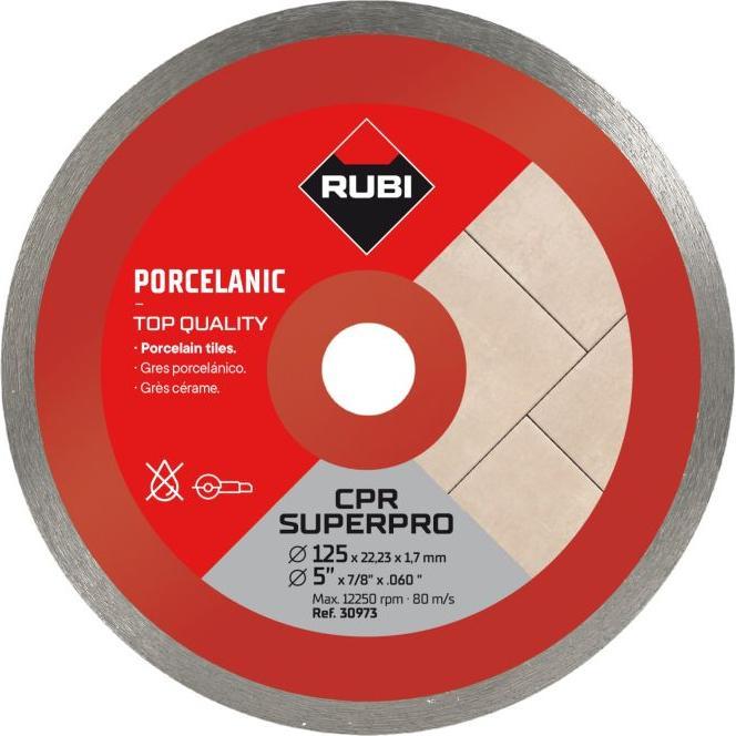 Actual product image Rubi Tarcza Diamentowa Cpr 125 Superpro Do Gresu Porcelanowego