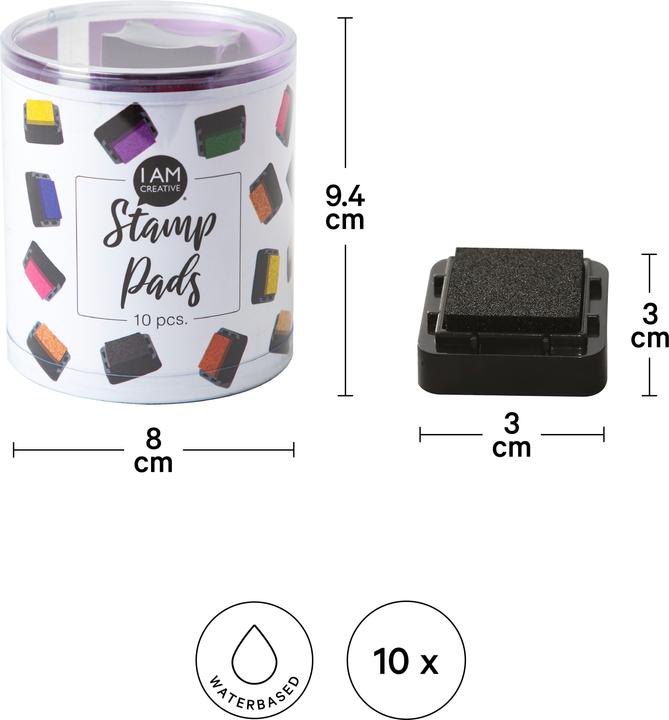 Produktbild I Am Creative Stempelkissen assortiert 10 Stück