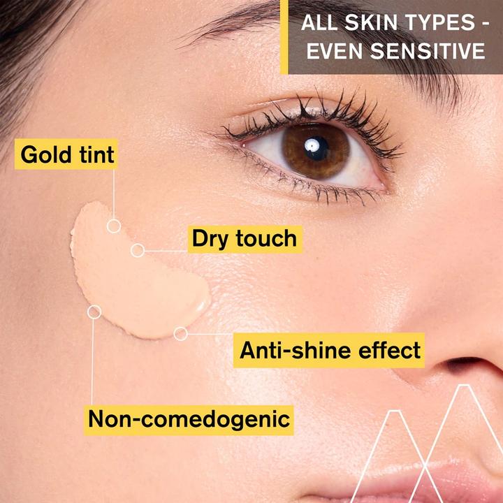 Actual product image Uriage Tónovaná plešová krém na opalováná SPF 50+ Bariesun Golden Tint (Tinted Cream) 50 ml (Sun cream face, SPF 50+, 50 ml)