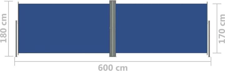 Produktbild vidaXL Seitenmarkise (6 m)