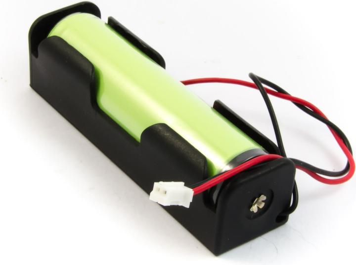 Actual product image Purecrea Li-Ion battery 3000mA 18650 with protection electronics and connector