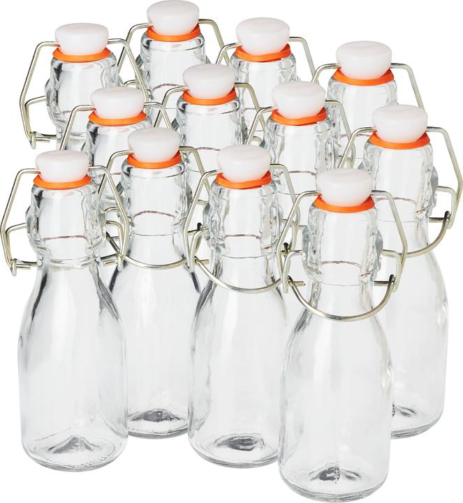 VBS XXL swing top bottles "100 ml", 12 pieces (0.10 l)
