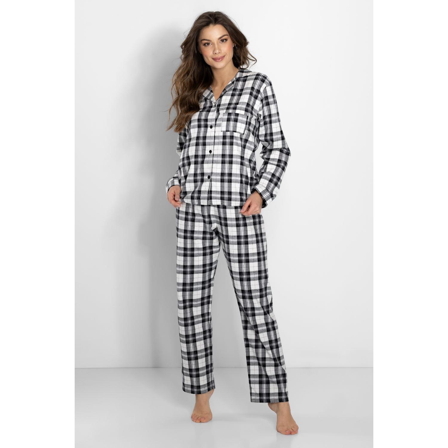 Momenti Per Me, Damen, Pyjama, Pyjama model, Schwarz, (XXL)