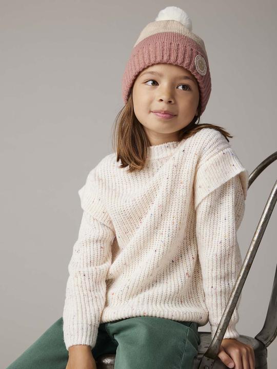Actual product image Vertbaudet Mädchen Pullover aus meliertem Strick (140)