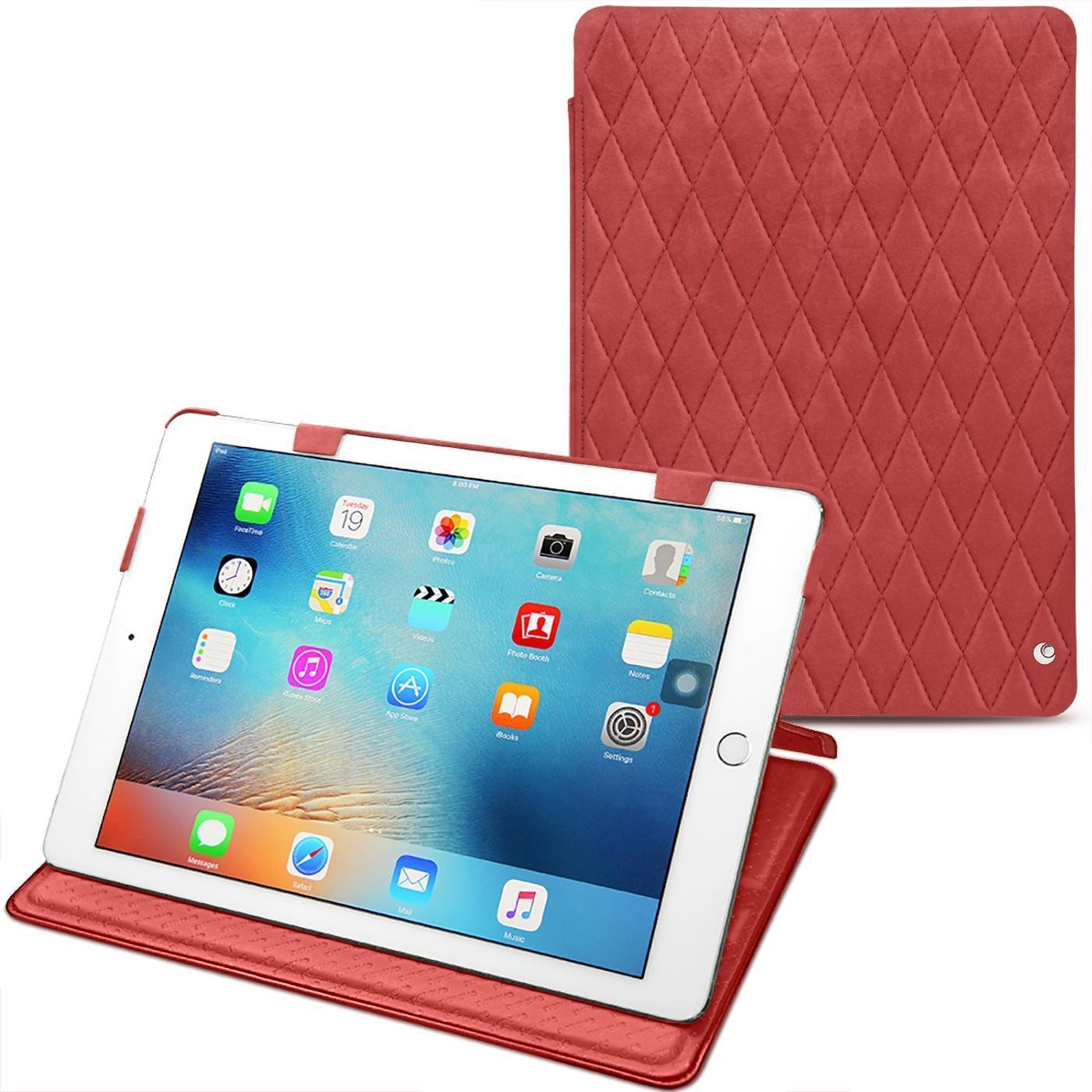 Noreve Lederschutzhülle horizontal (iPad Pro 9.7 2016 (1. Gen)), Tablet Hülle, Rot