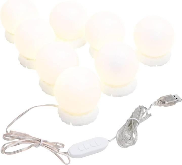 Produktbild vidaXL Wandspiegel mit LED-Leuchte (60 x 40 cm)