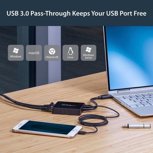 Productafbeelding StarTech USB 3.0 Dual Port Gigabit Nic (USB, RJ45 Gigabit Ethernet (2x))