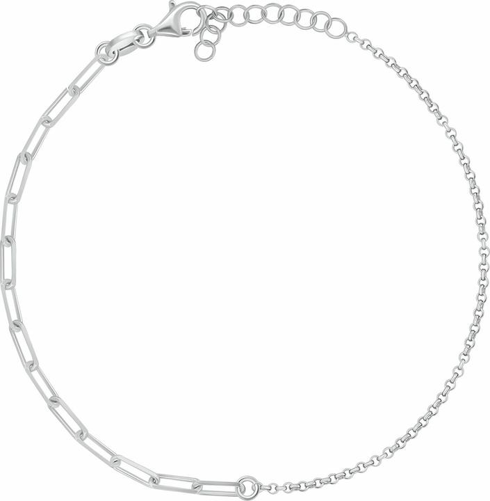 Produktbild Brilio Silver - Delicate silver anklet ANK115W (Silber)